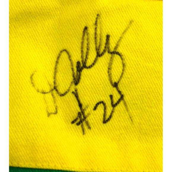 Vtg NASCAR Race Jacket Mens XL Rainbow Jeff Gordon 24 Hamilton, 2 Signatures - Picture 6 of 16